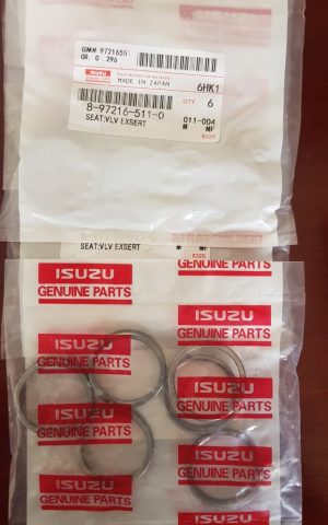 Asientos de culata motor Isuzu 6HK1