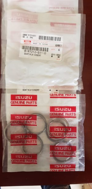 Asientos de culata motor Isuzu 6HK1