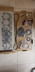 Empaquetadura Motor - Mitsubishi 6D34- Excavadora Kobelco SK210 Sany Y215 Kato 820